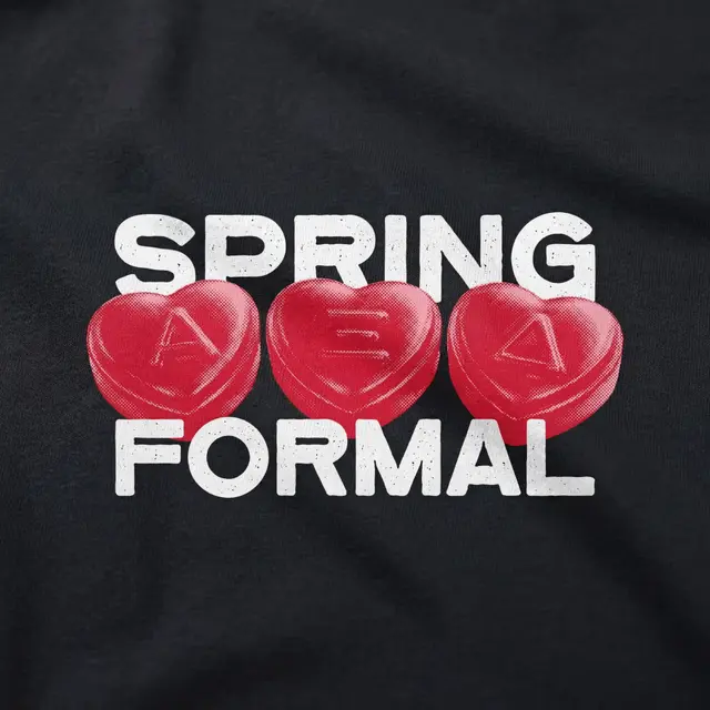 Alpha Xi Delta Heart Design Semi Formal Shirt