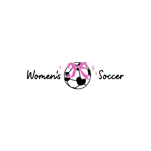 Women's Soccer Pink Bow Soccer Ball PR Tank