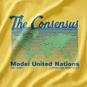 Model United Nations World Map Striped PR Shirt
