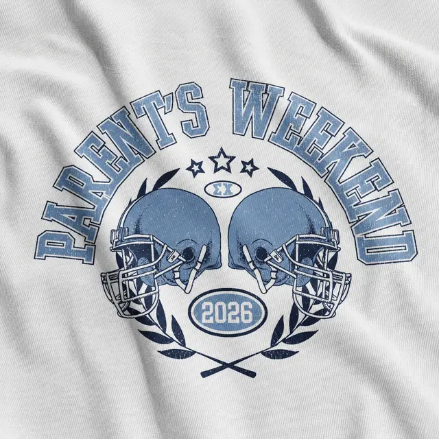 Sigma Chi Football Helmets Parent's Weekend Crewneck
