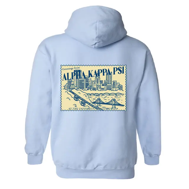 Alpha Kappa Psi Skyline Stamp PR Hoodie 2