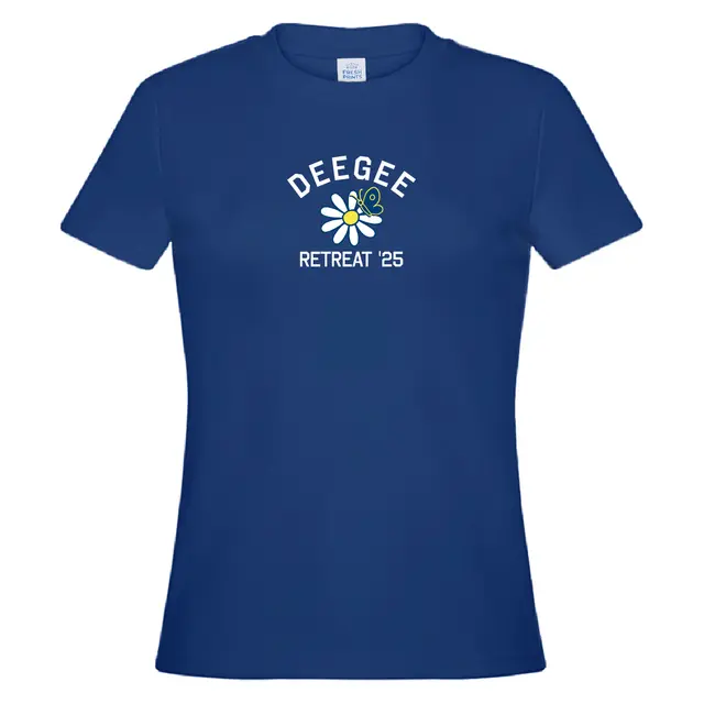 Delta Gamma Daisy Butterfly Retreat Shirt 2