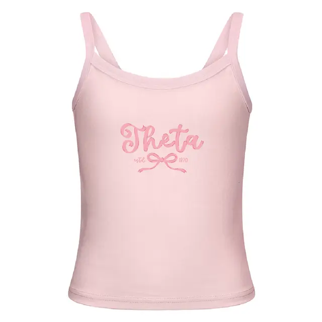 Kappa Alpha Theta Script Bow PR Tank 2
