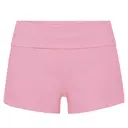 FP100 Lindsey Fold-over Lounge Shorts Light Pink Front