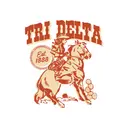 Delta Delta Delta Cowgirl Rider PR Tank