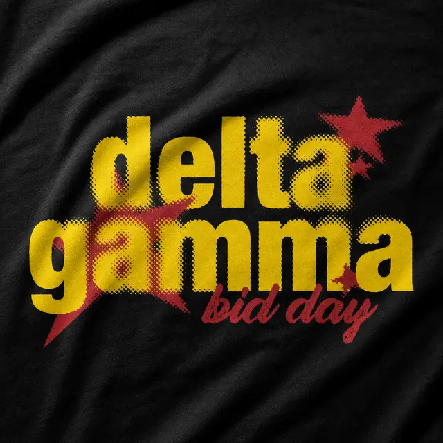 Delta Gamma Starburst Bid Day Tank