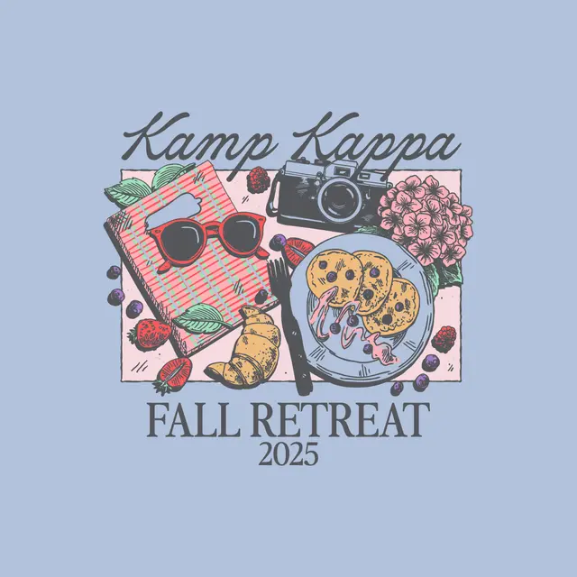 Kappa Kappa Gamma Kamp Picnic Fall Retreat Hoodie