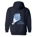 Alpha Phi Omega Floral Bouquet PR Hoodie 2