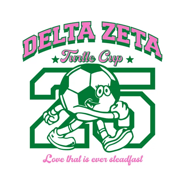 Delta Zeta Soccer Turtle Philanthropy Shirt