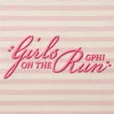Gamma Phi Flowing Script Girls on the Run Shirt