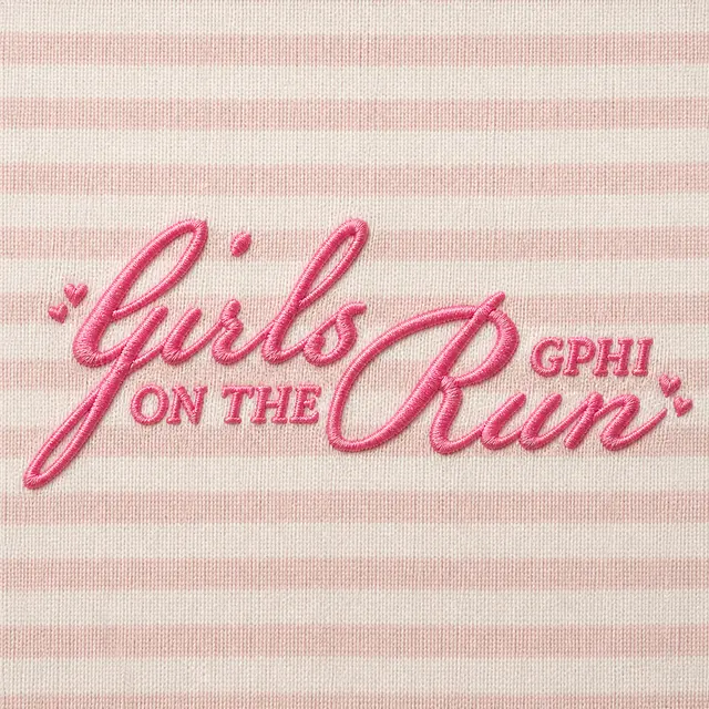 Gamma Phi Flowing Script Girls on the Run Shirt