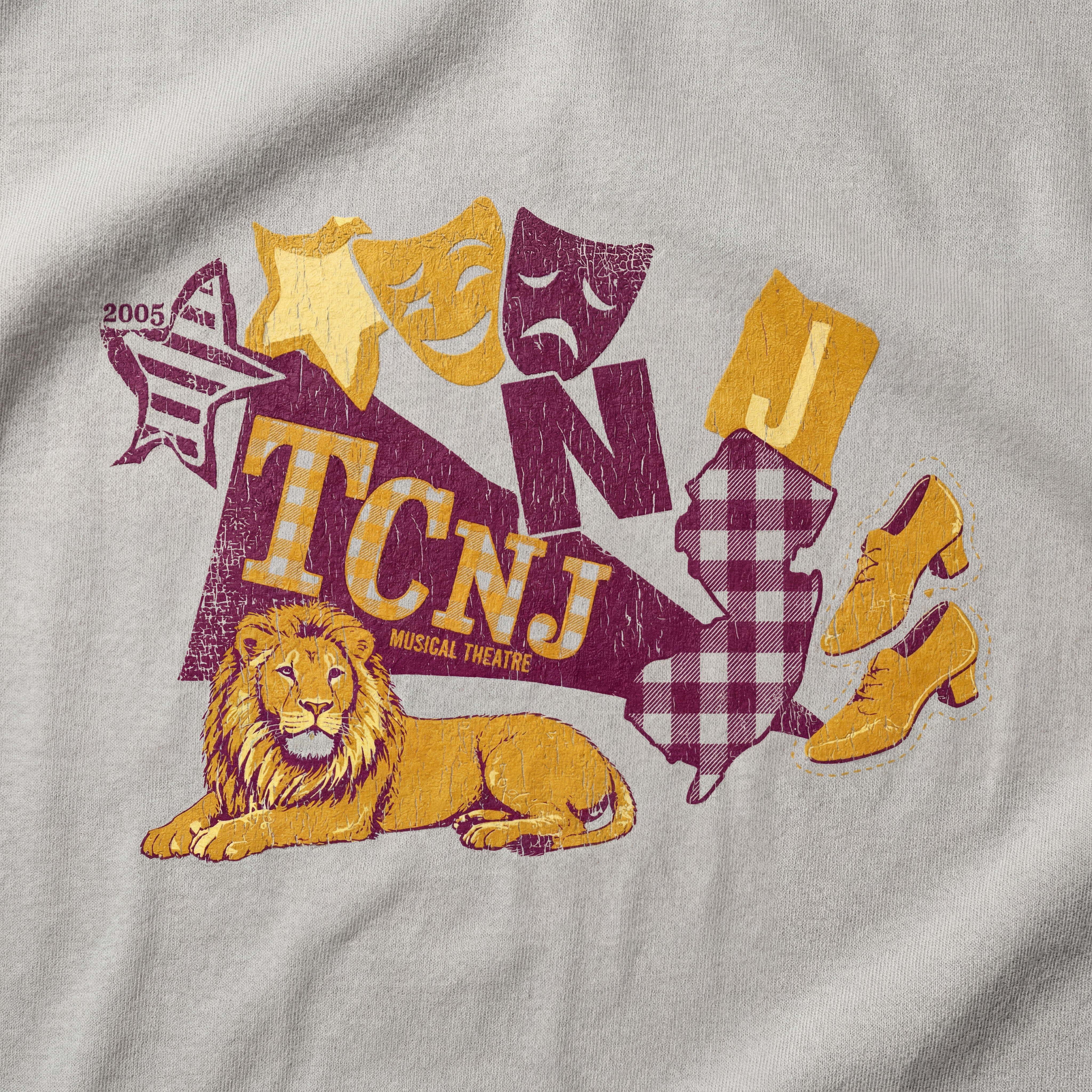 TCNJ Musical Theatre Varsity Lion Crewneck | Fresh Prints
