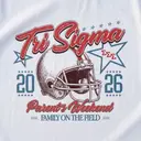 Sigma Sigma Sigma Football Graphic Parents Weekend Crewneck