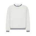 Fresh Prints Varsity Crewneck Ash Grey Front