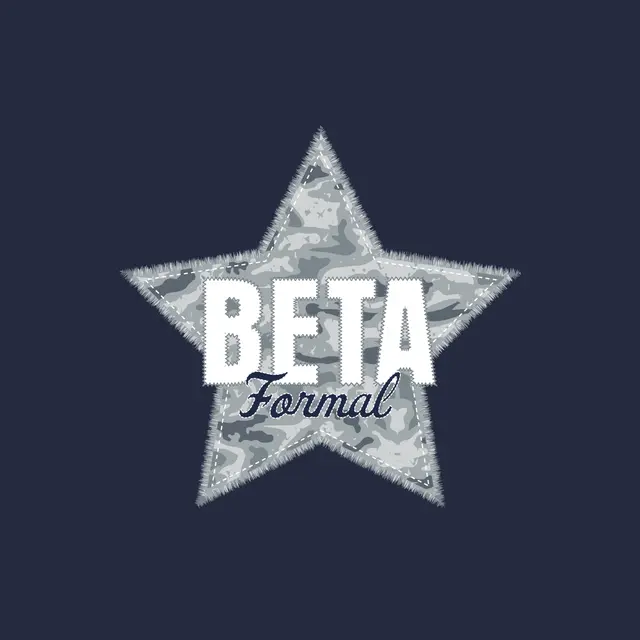 Beta Theta Pi Camo Star Formal Hoodie