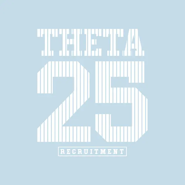 Kappa Alpha Theta Striped Number Rush Shirt