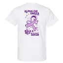 Alpha Chi Omega Cute Ribbon Walk Philanthropy Shirt 2