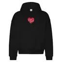 Alpha Sigma Alpha Heart with Script Date Party Hoodie 2