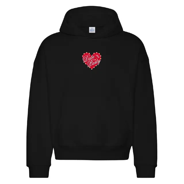 Alpha Sigma Alpha Heart with Script Date Party Hoodie 2