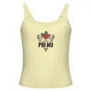 Phi Mu Hibiscus Triangle Big Little Reveal Tank 2
