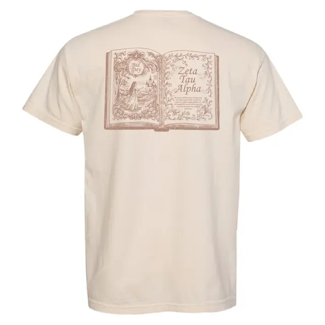 Zeta Tau Alpha Vintage Storybook Bid Day Shirt 2