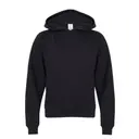 Independent Trading Co. Youth Midweight Hooded Sweatshirt Black Front