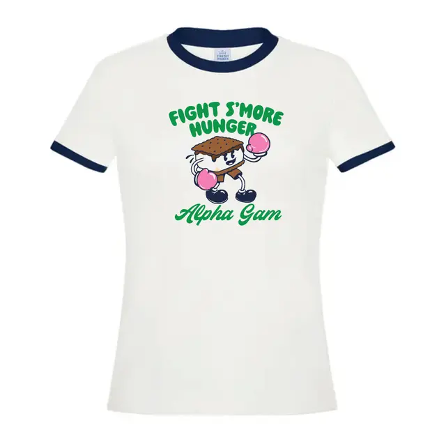 Alpha Gamma Delta S'more Character Philanthropy Shirt 2