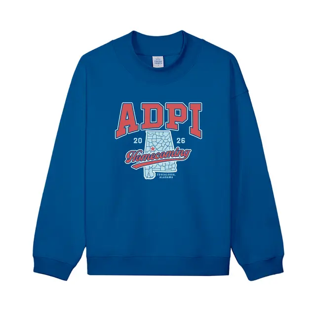 Alpha Delta Pi State Map Homecoming Sweater 2