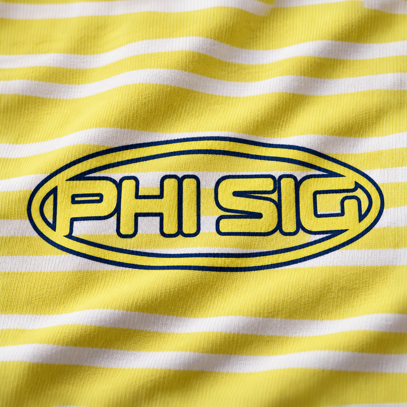 Phi Sigma Sigma Striped Block Lettering PR Tank | Fresh Prints