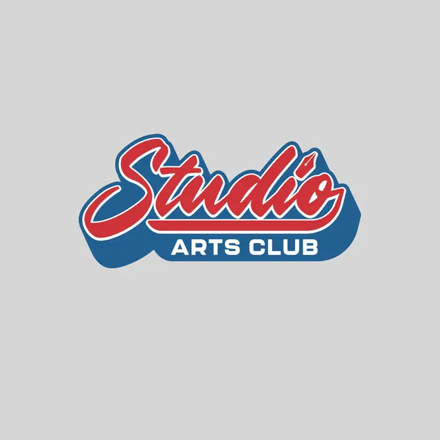 Studio Arts Club Bold Script Logo PR Crewneck
