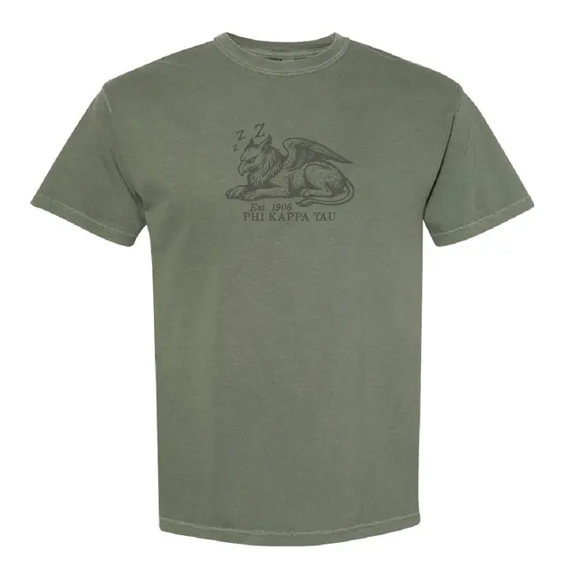 Phi Kappa Tau Sleeping Griffin PR Shirt 2