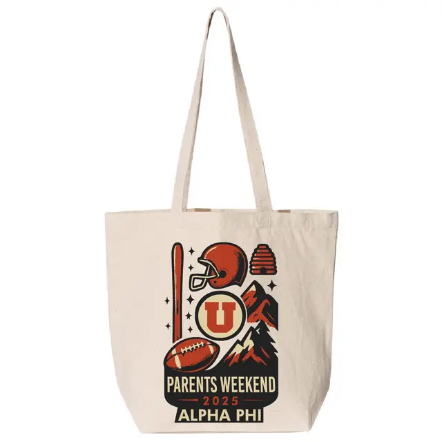 Football and Mountain Parents Weekend Tote for Alpha Phi