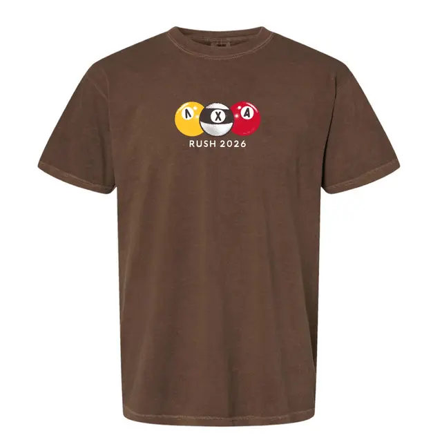 Lambda Chi Alpha Halftone Billiard Balls Rush Shirt 2