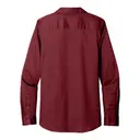 LADIES LONG SLEEVE SUPERPRO REACTTWILL SHIRT Burgundy Back