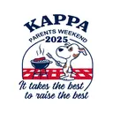 Kappa BBQ Dog Illustration Parent's Weekend Shirt