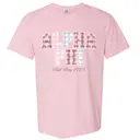 Alpha Phi Plaid Block Lettering Rush & Bid Shirt 2