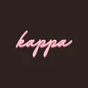 Kappa Kappa Gamma Pink Dot Script PR Shirt