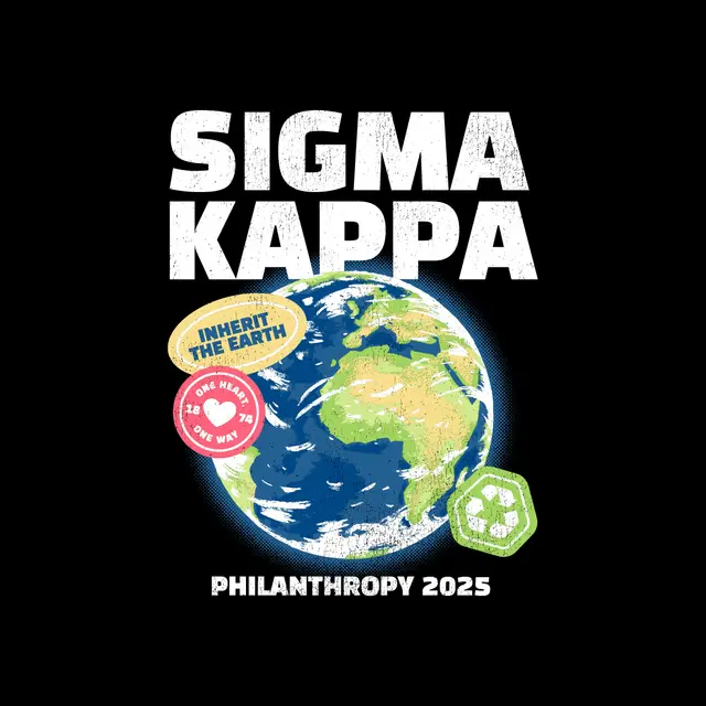 Sigma Kappa Earth Graphic Philanthropy Sweater
