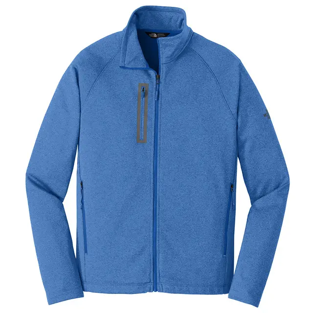 The North Face Canyon Flats Fleece Jacket nf0a3lh9 Monster Blue Heather Front