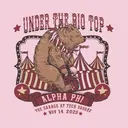 Under the Big Top Bear Illustration PR Shirt