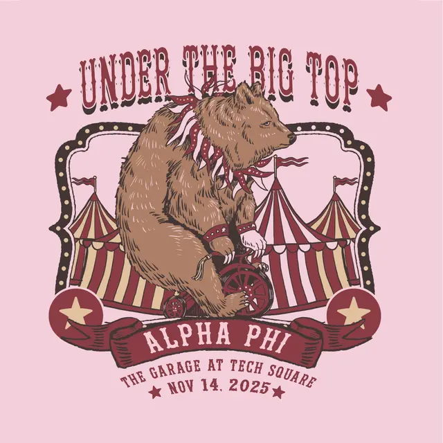 Under the Big Top Bear Illustration PR Shirt