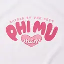 Phi Mu Heartfelt Script Parents Weekend Sweater