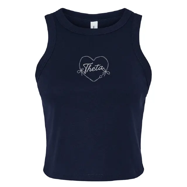 Kappa Alpha Theta Script Heart PR Tank 2