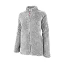 Customizable Charles River Women's Newport Full Zip Fleece Jacket 5978 Grey Front