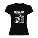 Alpha Sigma Alpha Astronaut and Moon Graphic Recruitment Shirt 2