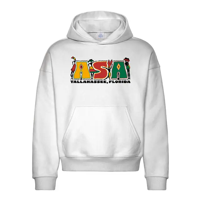 African Student Association Vibrant Graphic PR Hoodie 2