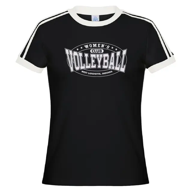 Women's Club Volleyball Bold Lettering PR Shirt 2
