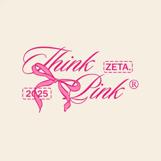 Zeta Tau Alpha Pink Ribbon Philanthropy Hoodie