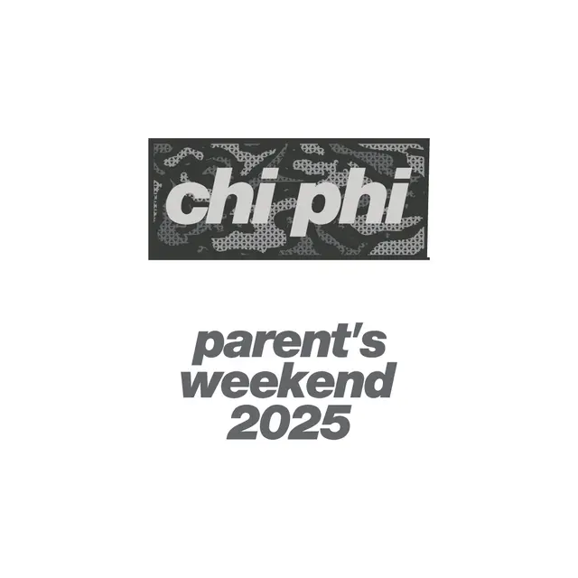 Chi Phi Bold Camouflage Pattern Parent's Weekend Shirt