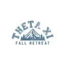 Theta Xi Mountain Graphic Fall Retreat Hoodie